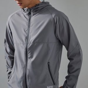 Man Active Ripstop Shower Resist Windbreaker