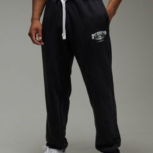 Man Active One More Rep NYC Washed Oversized Cuffed Sweatpants