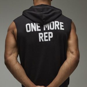 One More Rep Sleeveless Hoodie
