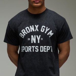 Man Active Bronx Workout Oversized Washed T-shirt