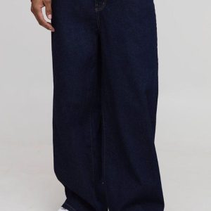 Baggy Rigid Washed Jeans