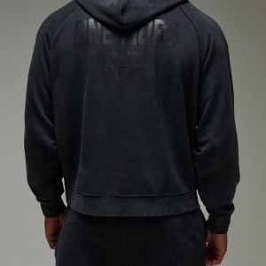 One More Rep Oversized Boxy Short Washed Tracksuit