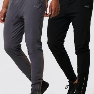 Tall Man Active Workout 2 Pack Lightweight Tapered Sweatpants