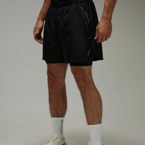 Common Pace Running 2 in 1 Double Waistband 5inch Short