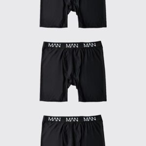 Man Active Performance 7inch 3 Pack Long Boxer