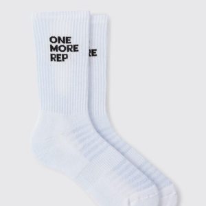 One More Rep Crew Socks