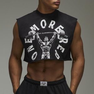 One More Rep Boxy Cropped Tank