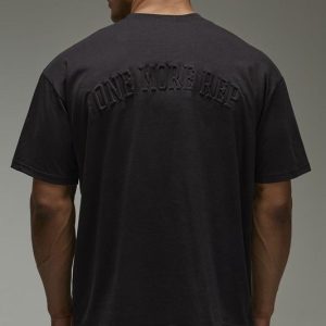 One More Rep Oversized Embossed T-shirt