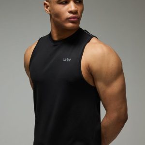 Man Active Regular Reflective Performance Tank