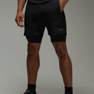 Man Active Workout 5inch 2-in-1 Regular Fit Short