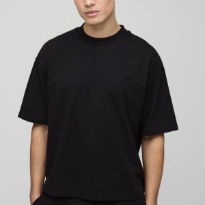 MAN. Oversized Boxy Extended Neck T-Shirt