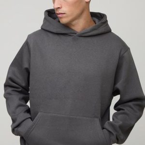 Basic Regular Fit Over the Head Hoodie