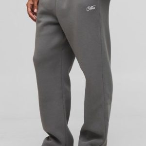 Oversized Man Script Drop Crotch Joggers