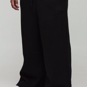Plus Basic Extreme Wide Leg Sweatpants