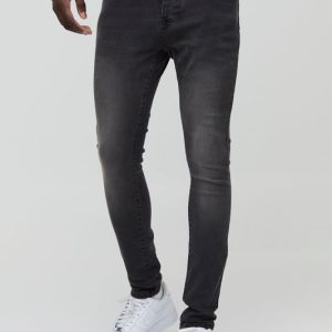 Super Skinny Stretch Washed Jeans
