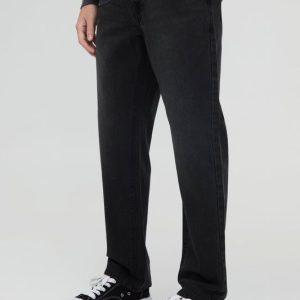 Straight Rigid Jean In Charcoal