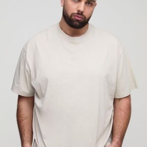 Plus Oversized Basic Crew Neck T-shirt