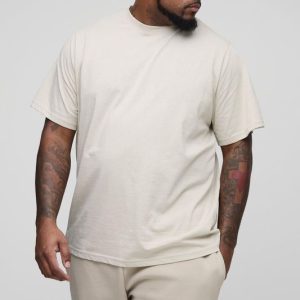 Plus Basic Crew Neck Regular Fit T-shirt