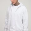 Tall Basic Boxy Zip Through Hoodie