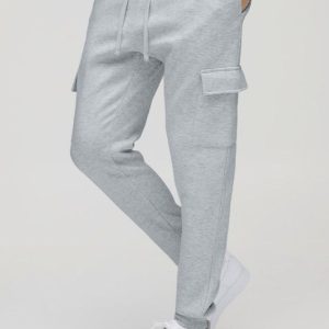 330GSM Skinny Fit Basic Cargo Sweatpants