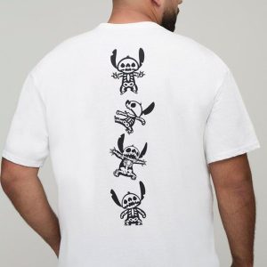 Plus Oversized Disney Lilo And Stitch License T-Shirt