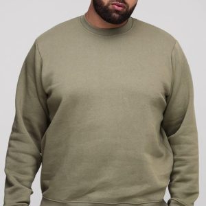 Plus Basic Regular Fit Crew Neck Sweatshirt