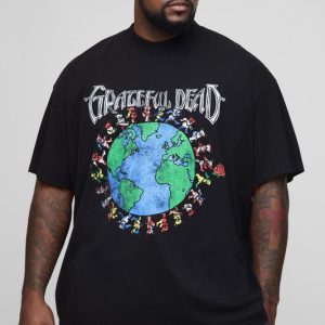 Plus Oversized Grateful Dead Print T-Shirt