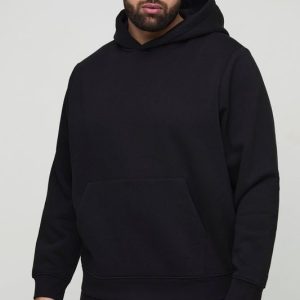 Plus Over The Head Basic Regular Fit Hoodie
