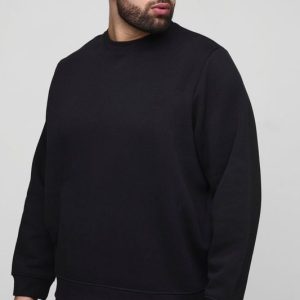 Plus Basic Crew Neck Regular Fit Sweatshirt