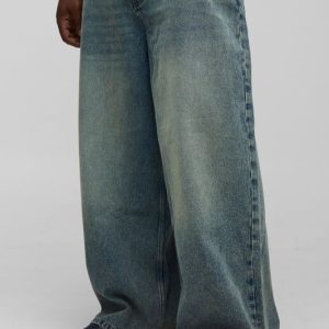 Plus Baggy Fit Tinted Jeans
