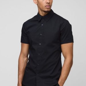 Short Sleeve Stretch Fit Shirt