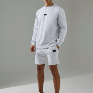 Man Active Sweatshirt & Short Tracksuit