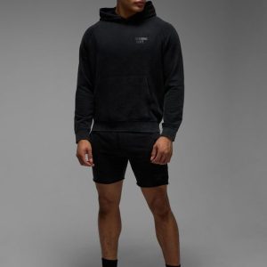 Training Dept Oversized Washed Short Tracksuit