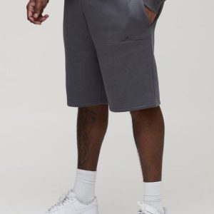 Plus Loose Fit Mid Length BM Signature Shorts