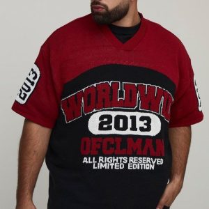 Plus Worldwide Knitted Hockey Top