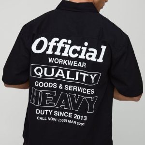 Tall Official Embroidered Short Sleeve Shirt