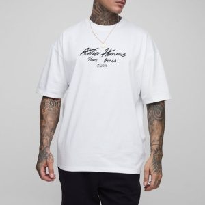 Tall Oversized Homme Print T-Shirt & Relaxed Short Set