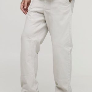 Tall Washed Relaxed Fit Carpenter Panel Pants