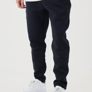 Tall Slim Tapered Cropped Bonded Scuba Sweatpants