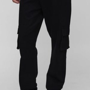 Tall Relaxed Fit Fixed Waist Cargo Trousers