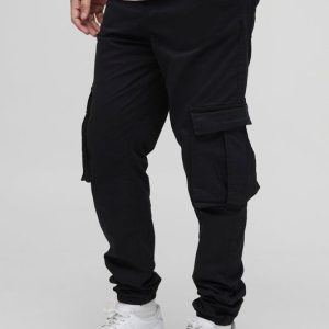Tall Elasticated Waist Branded Cargo Sweatpants