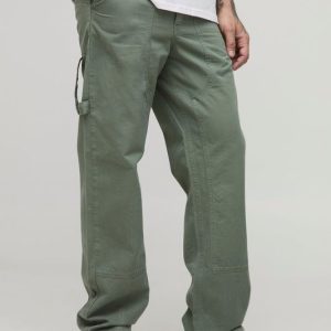 Tall Washed Relaxed Fit Carpenter Panel Trousers