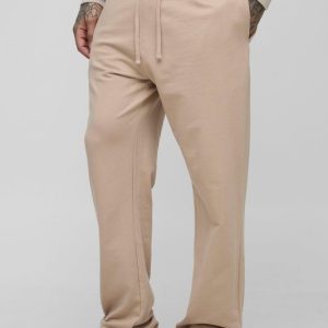 Tall 260GSM Loopback Regular Fit Split Hem Basic Sweatpants