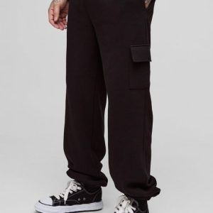 Tall 330GSM Relaxed Fit Basic Cargo Sweatpants