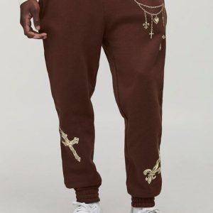 Tall Regular Fit Chain Print Jogger