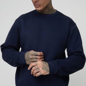 Tall Basic Regular Fit Crew Neck Sweatshirt