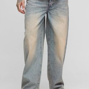Tall Tinted Wash Baggy Jeans
