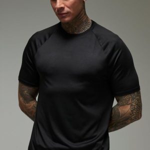 Tall Man Active Lightweight Essentials Workout Regular Fit Raglan T-shirt