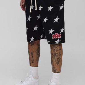 Tall Star Print Relaxed  Shorts