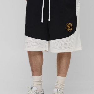 Tall Varsity Mesh Drop Crotch Shorts